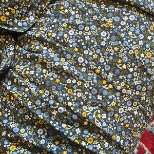 Blue floral duvet cover with pillowcases